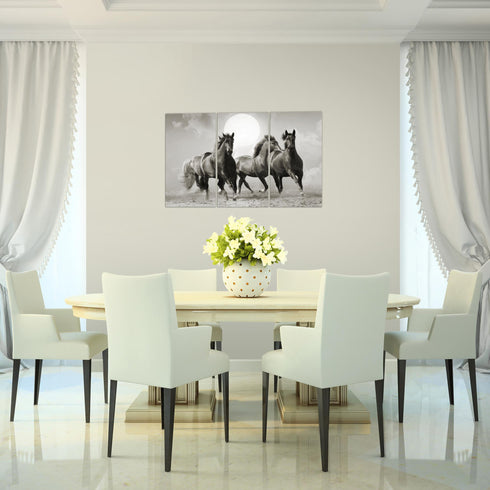 Wandbilder Wohnzimmer XXL Pferde Moderne Bilder Tiere